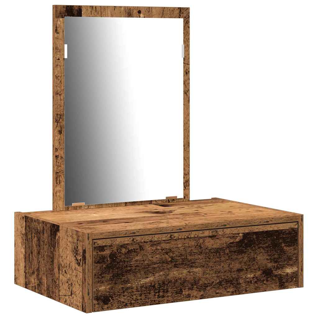 vidaXL Toaletka Brązowy 60 x 40 x 70 cm Materiał drewnopochodny
