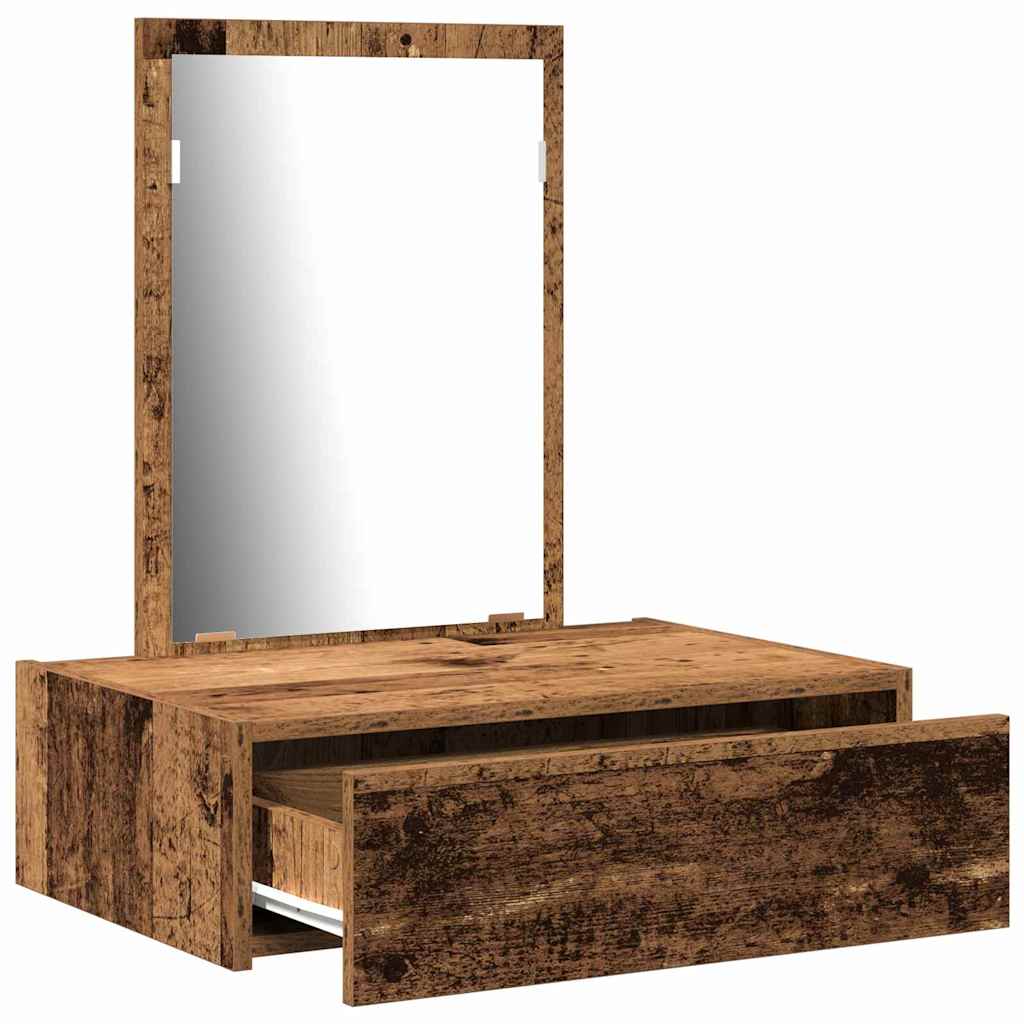 vidaXL Toaletka Brązowy 60 x 40 x 70 cm Materiał drewnopochodny