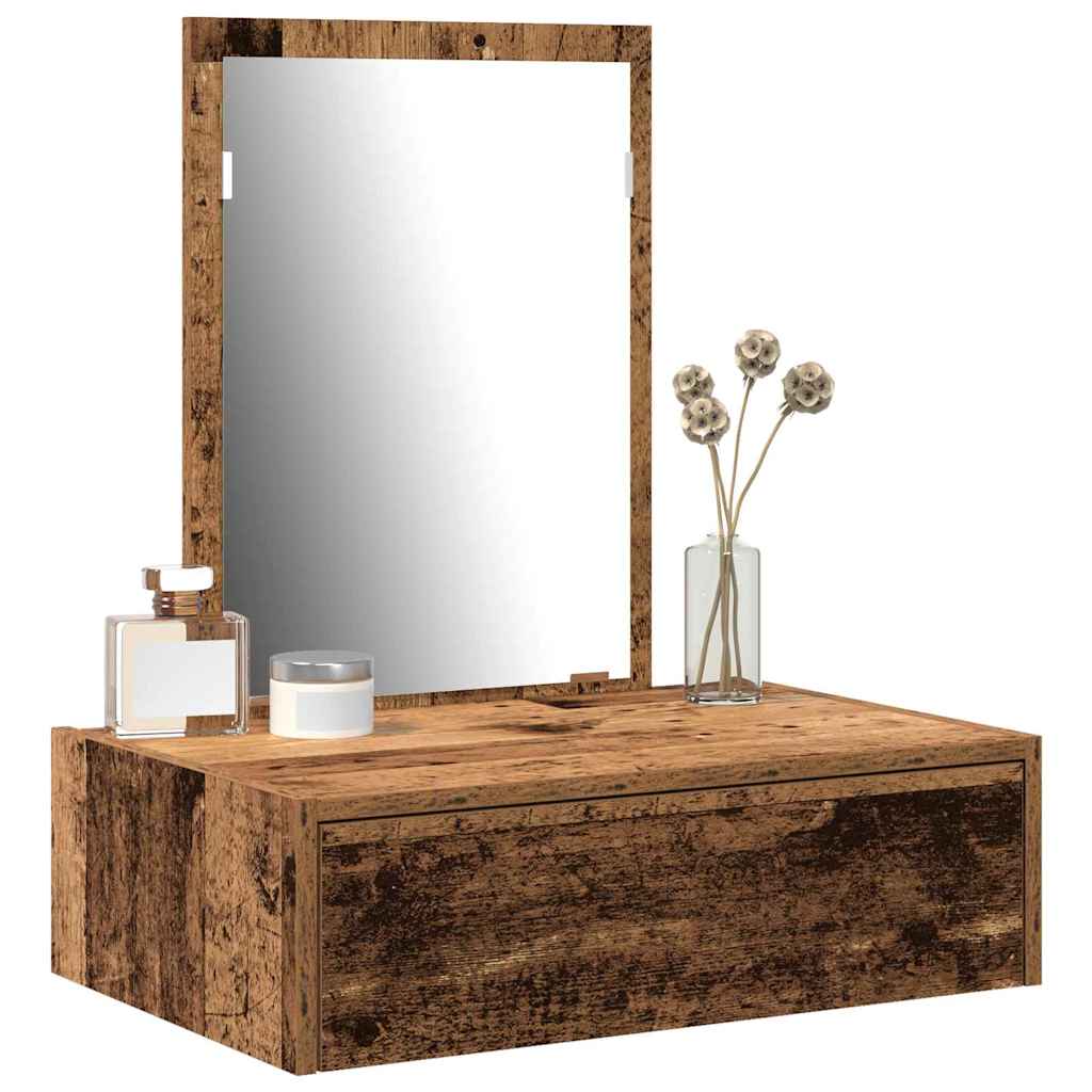 vidaXL Toaletka Brązowy 60 x 40 x 70 cm Materiał drewnopochodny