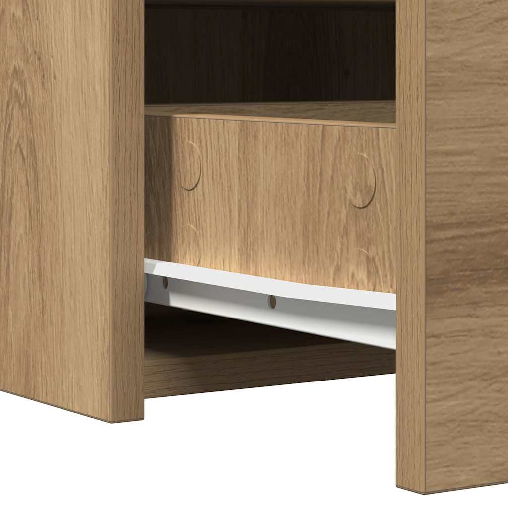 vidaXL Toaletka Brązowy 60 x 40 x 70 cm Materiał drewnopochodny