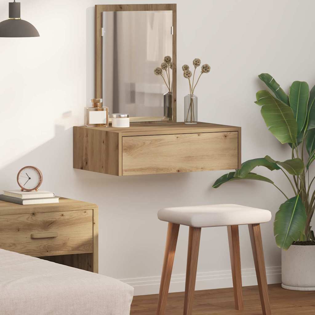 vidaXL Toaletka Brązowy 60 x 40 x 70 cm Materiał drewnopochodny