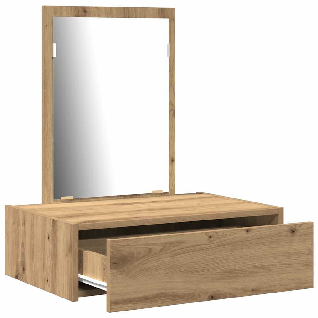 vidaXL Toaletka Brązowy 60 x 40 x 70 cm Materiał drewnopochodny