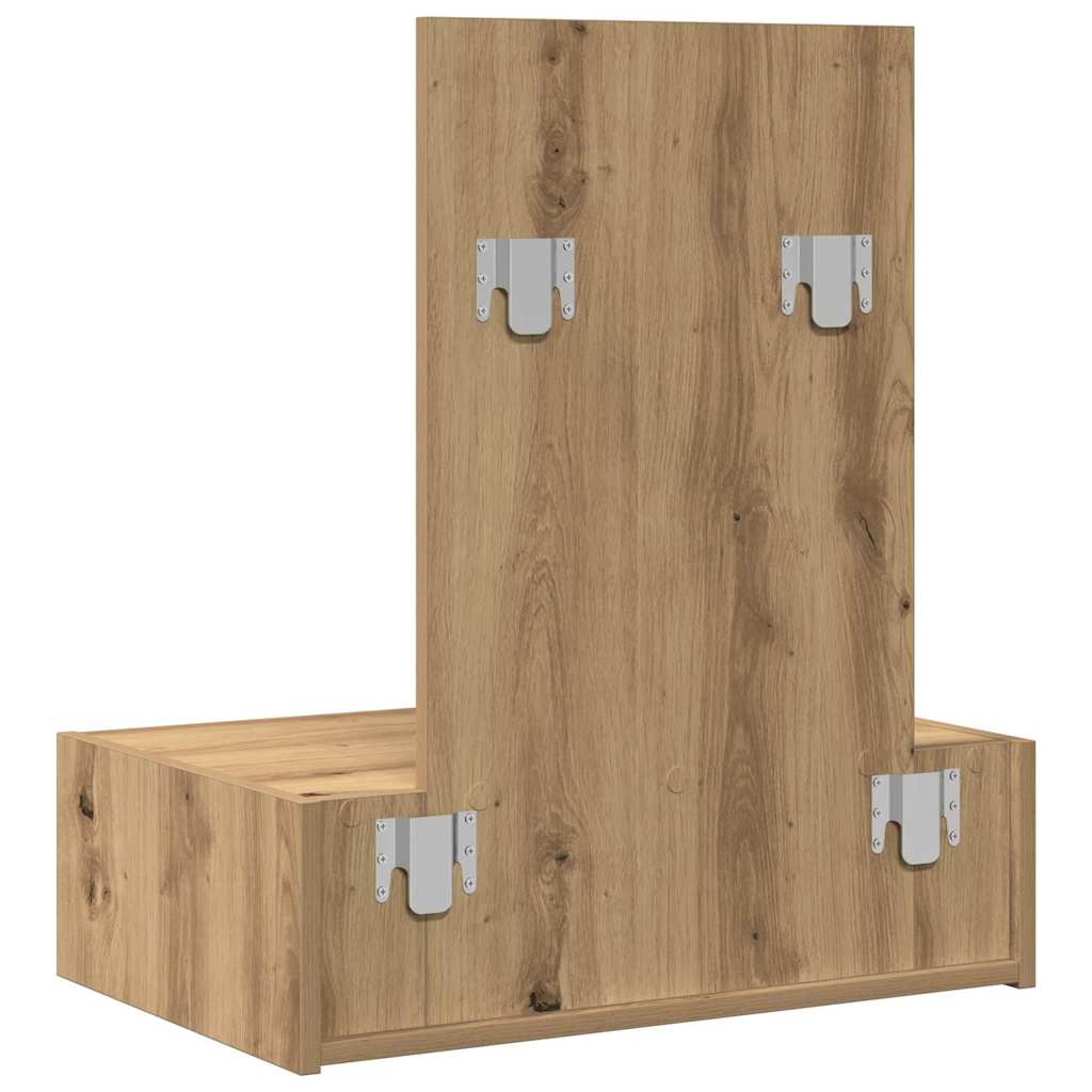 vidaXL Toaletka Brązowy 60 x 40 x 70 cm Materiał drewnopochodny