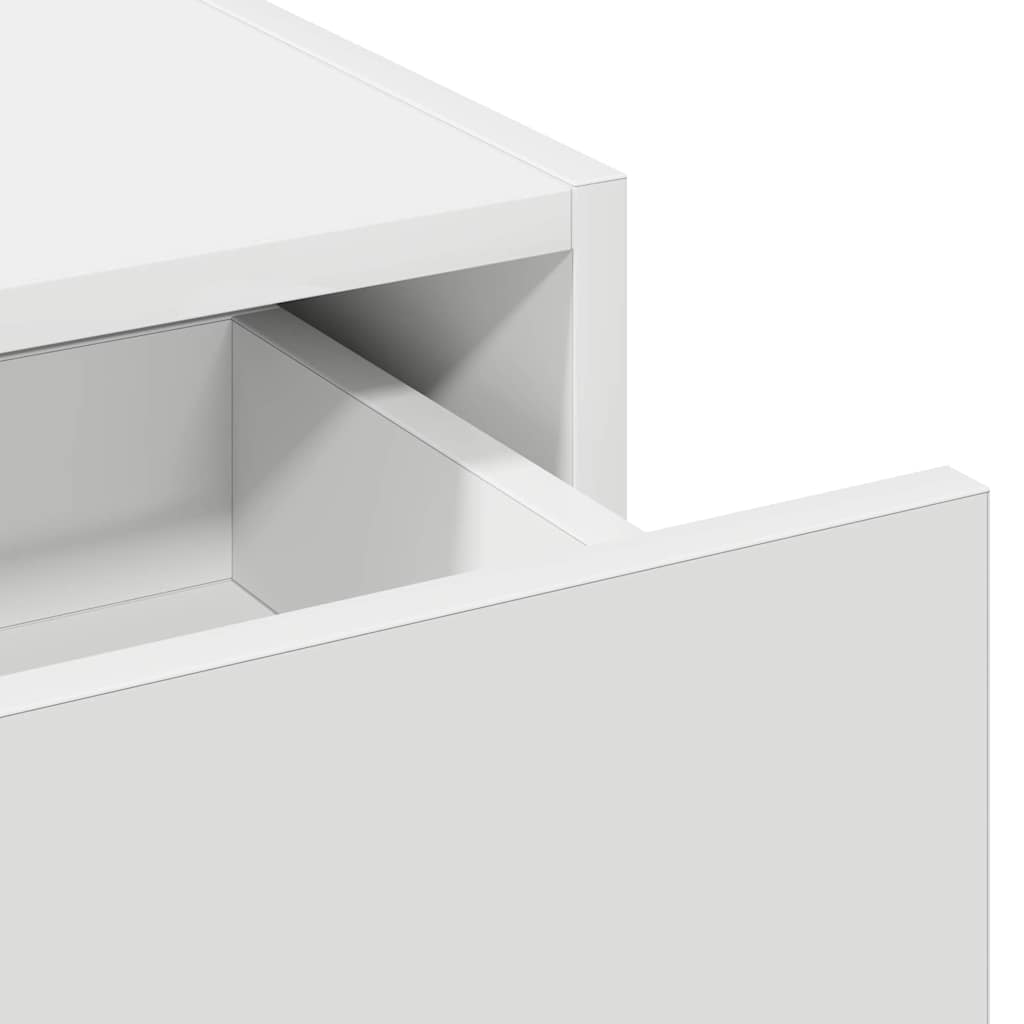 vidaXL Toaletka Biały 83 x 40 x 70 cm Materiał drewnopochodny