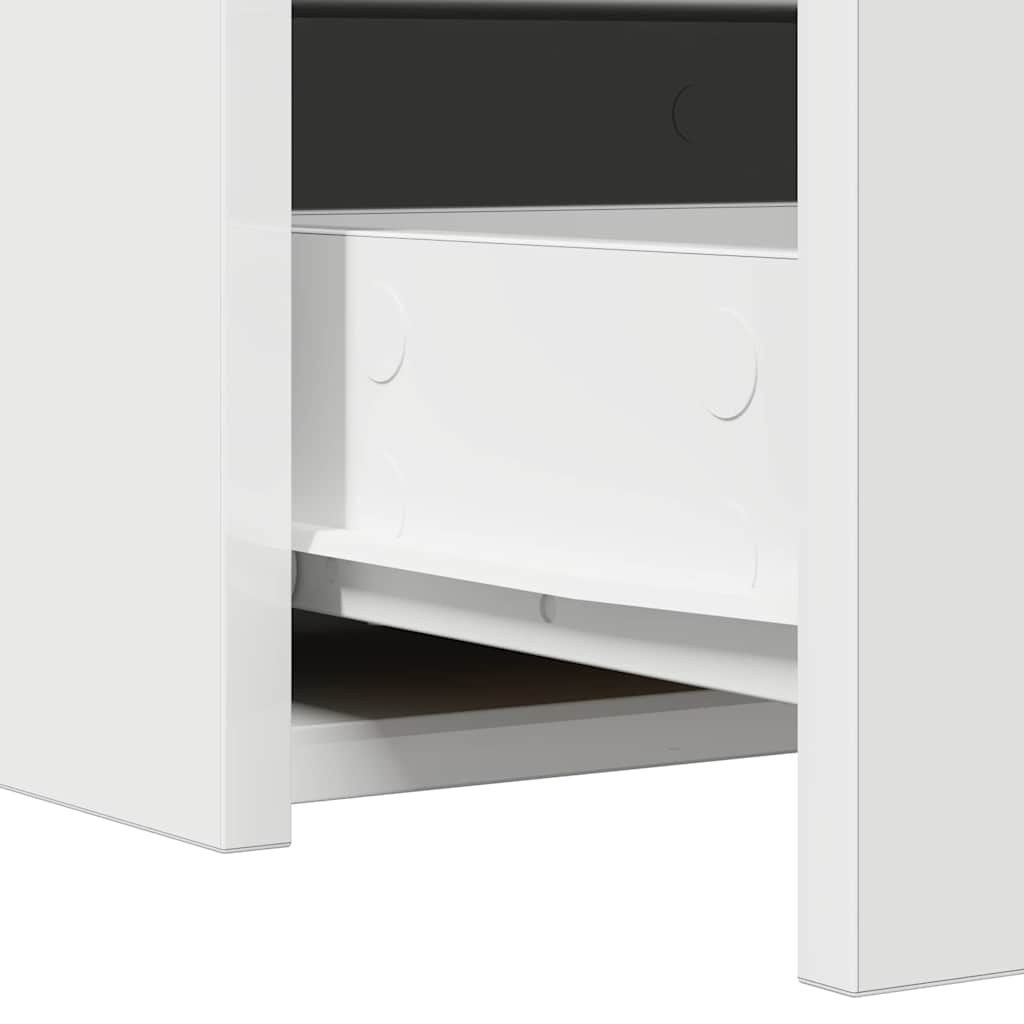 vidaXL Toaletka Biały 83 x 40 x 70 cm Materiał drewnopochodny