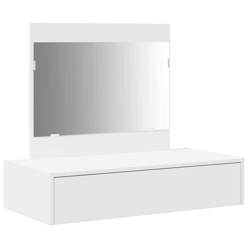 vidaXL Toaletka Biały 83 x 40 x 70 cm Materiał drewnopochodny