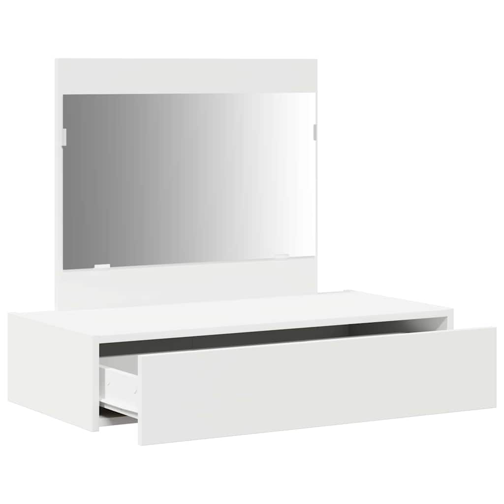 vidaXL Toaletka Biały 83 x 40 x 70 cm Materiał drewnopochodny