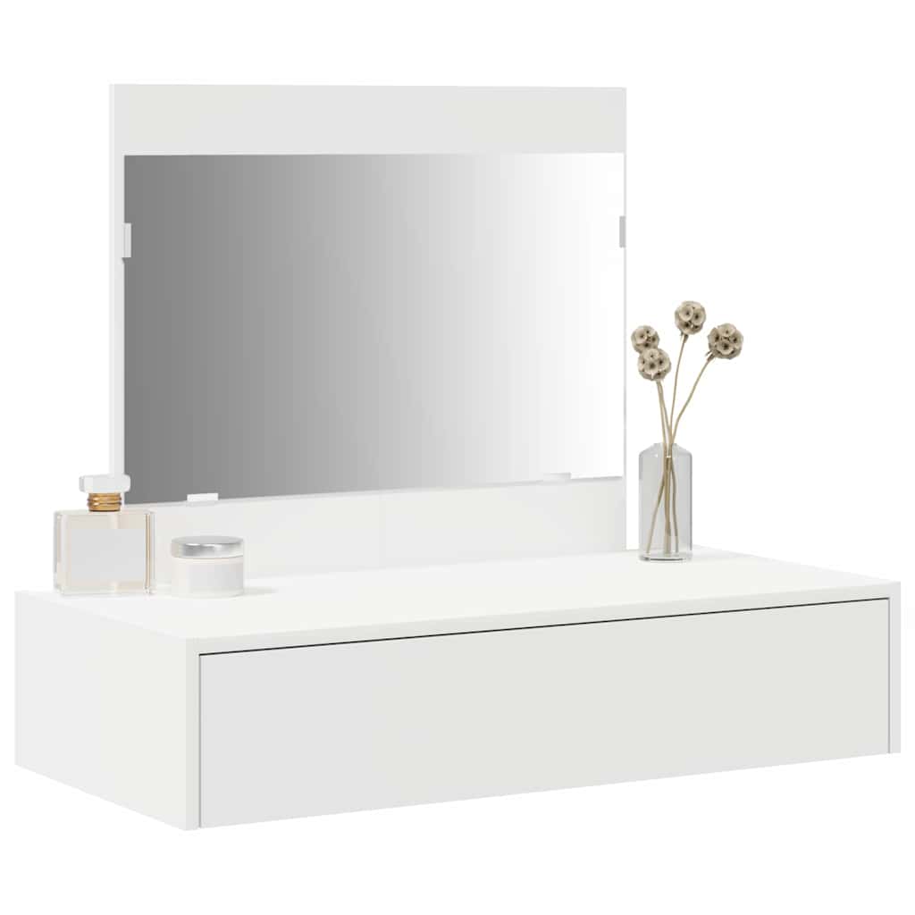 vidaXL Toaletka Biały 83 x 40 x 70 cm Materiał drewnopochodny