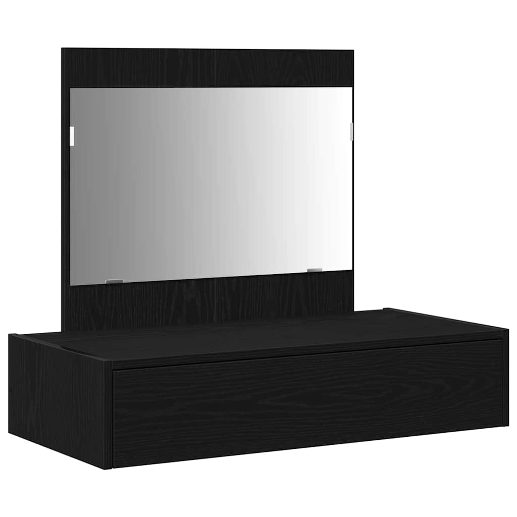 vidaXL Toaletka Czarny 83 x 40 x 70 cm Materiał drewnopochodny