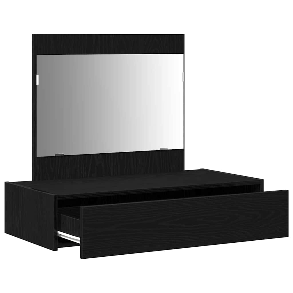 vidaXL Toaletka Czarny 83 x 40 x 70 cm Materiał drewnopochodny