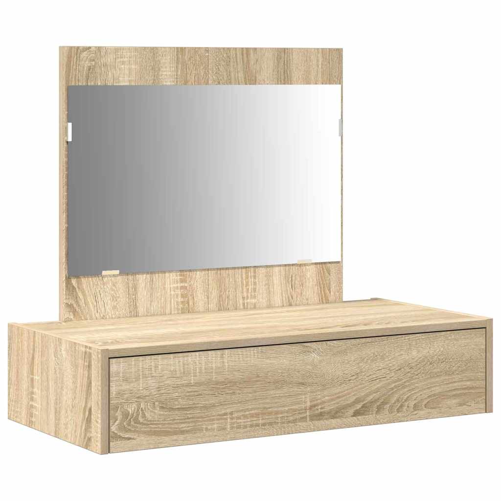 vidaXL Toaletka Brązowy 83 x 40 x 70 cm Materiał drewnopochodny