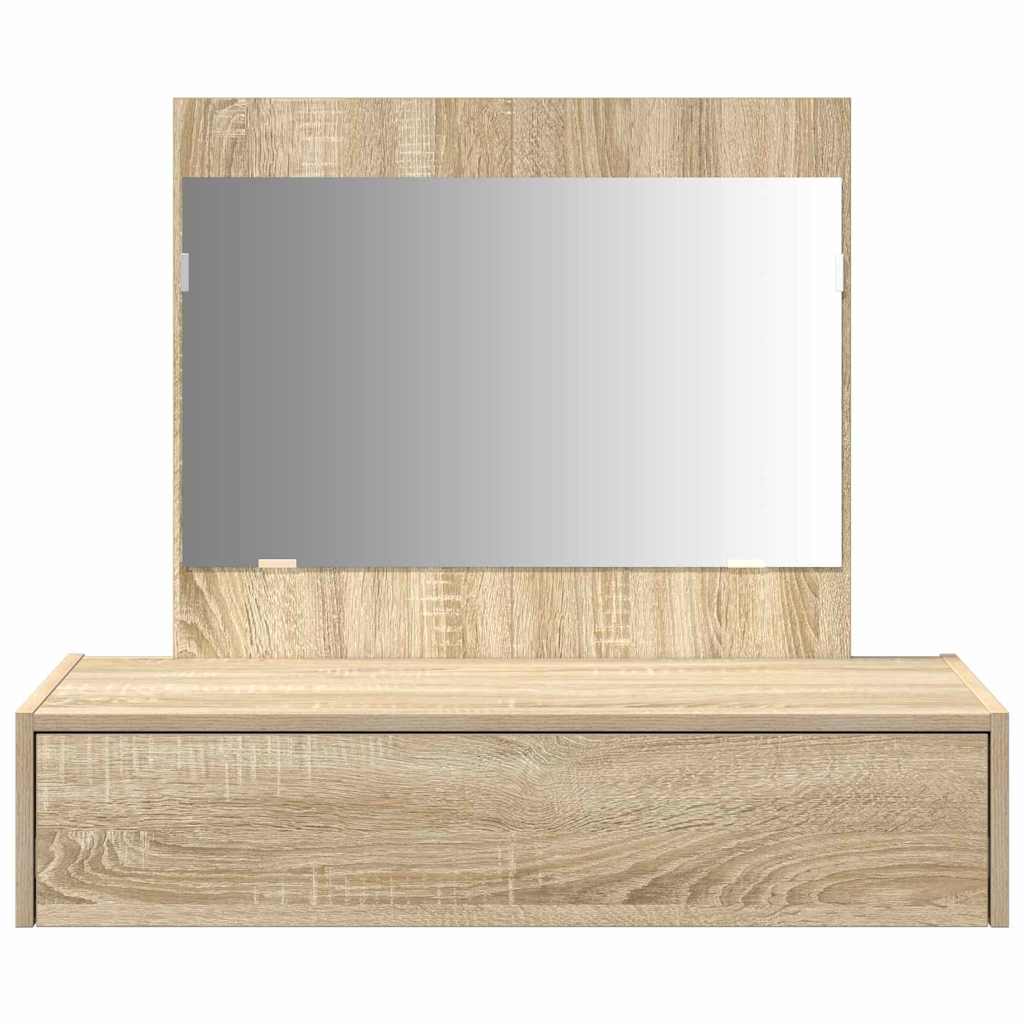 vidaXL Toaletka Brązowy 83 x 40 x 70 cm Materiał drewnopochodny
