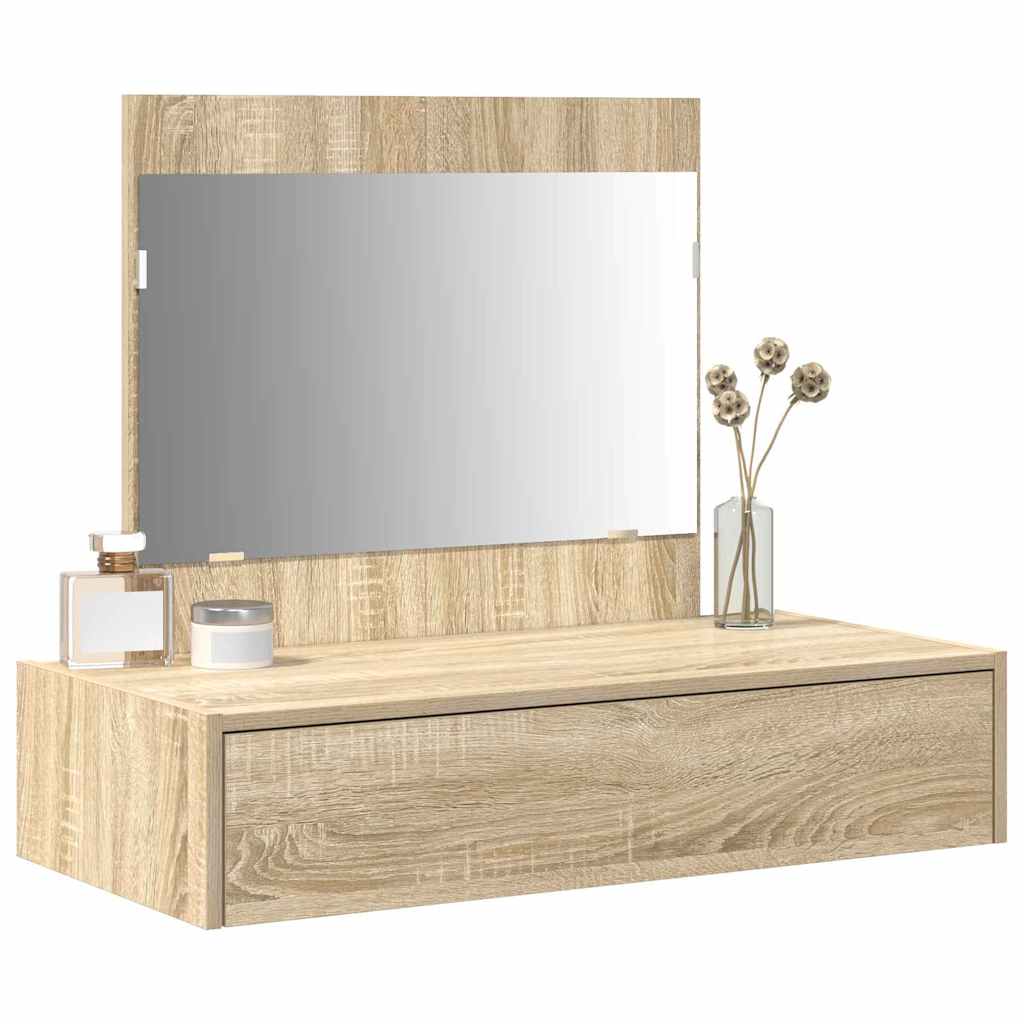 vidaXL Toaletka Brązowy 83 x 40 x 70 cm Materiał drewnopochodny