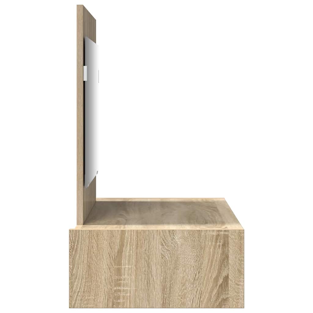 vidaXL Toaletka Brązowy 83 x 40 x 70 cm Materiał drewnopochodny