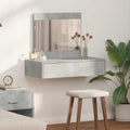 vidaXL Toaletka Szary 83 x 40 x 70 cm Materiał drewnopochodny