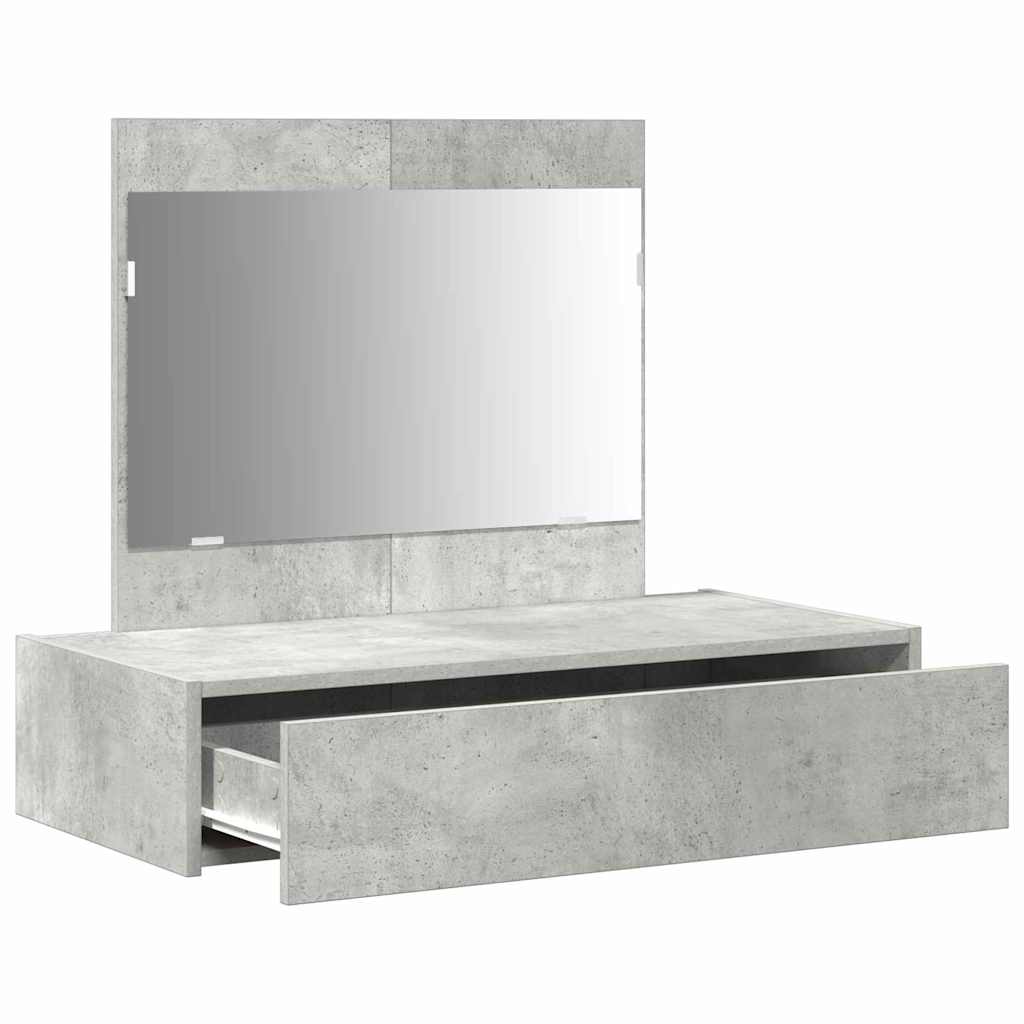 vidaXL Toaletka Szary 83 x 40 x 70 cm Materiał drewnopochodny
