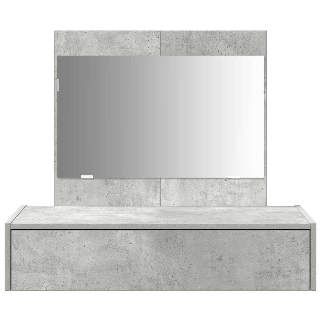 vidaXL Toaletka Szary 83 x 40 x 70 cm Materiał drewnopochodny