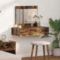 vidaXL Toaletka Brązowy 83 x 40 x 70 cm Materiał drewnopochodny