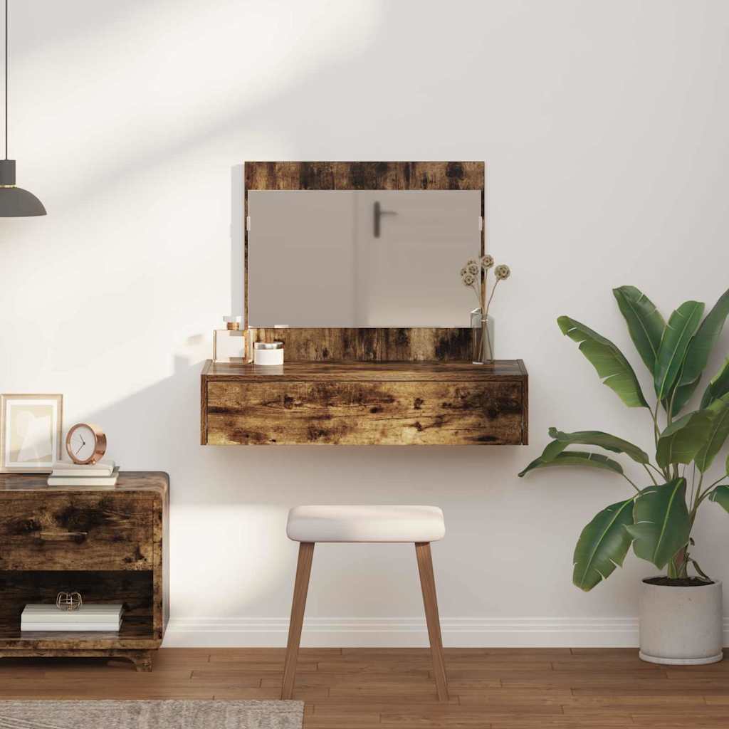 vidaXL Toaletka Brązowy 83 x 40 x 70 cm Materiał drewnopochodny