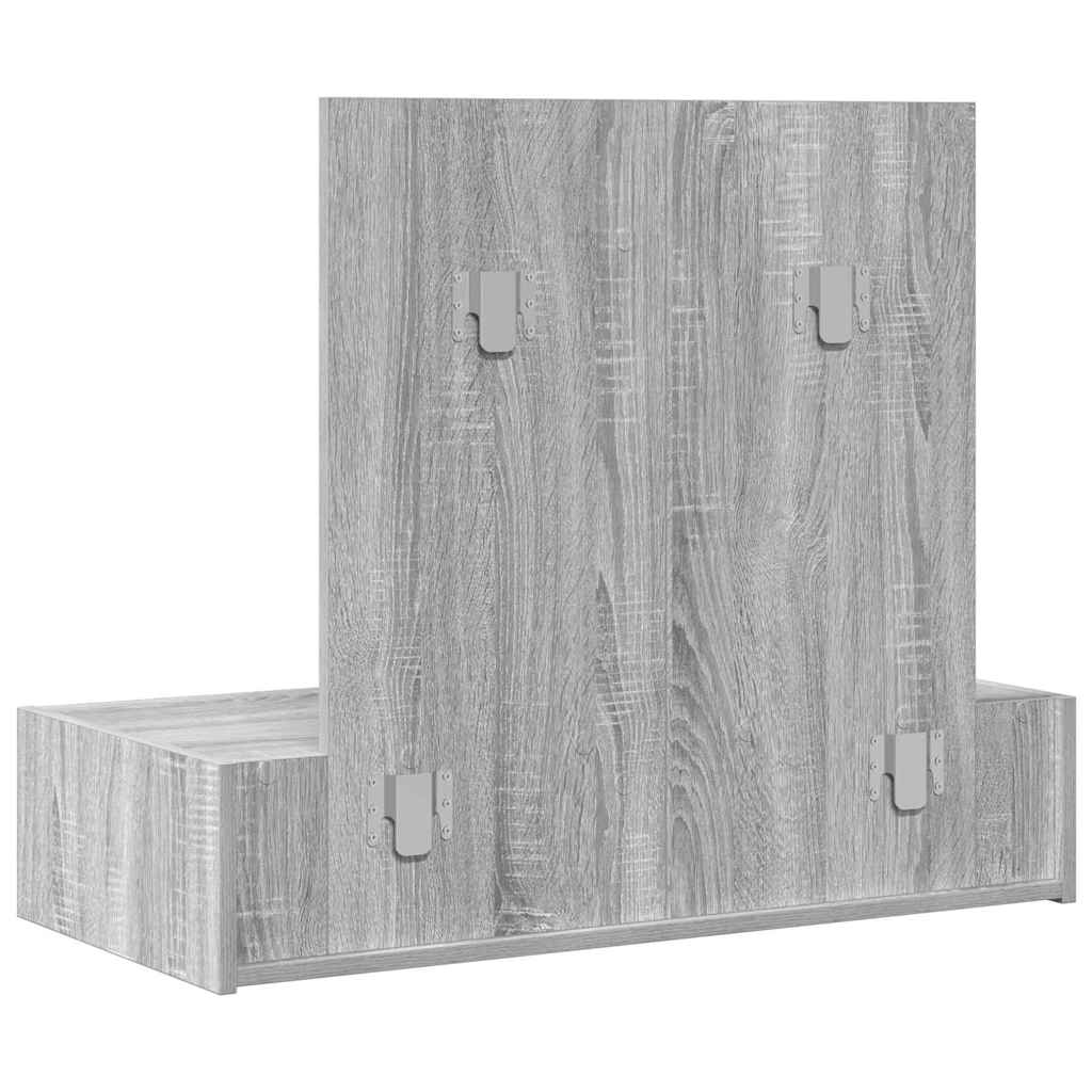 vidaXL Toaletka Szary 83 x 40 x 70 cm Materiał drewnopochodny
