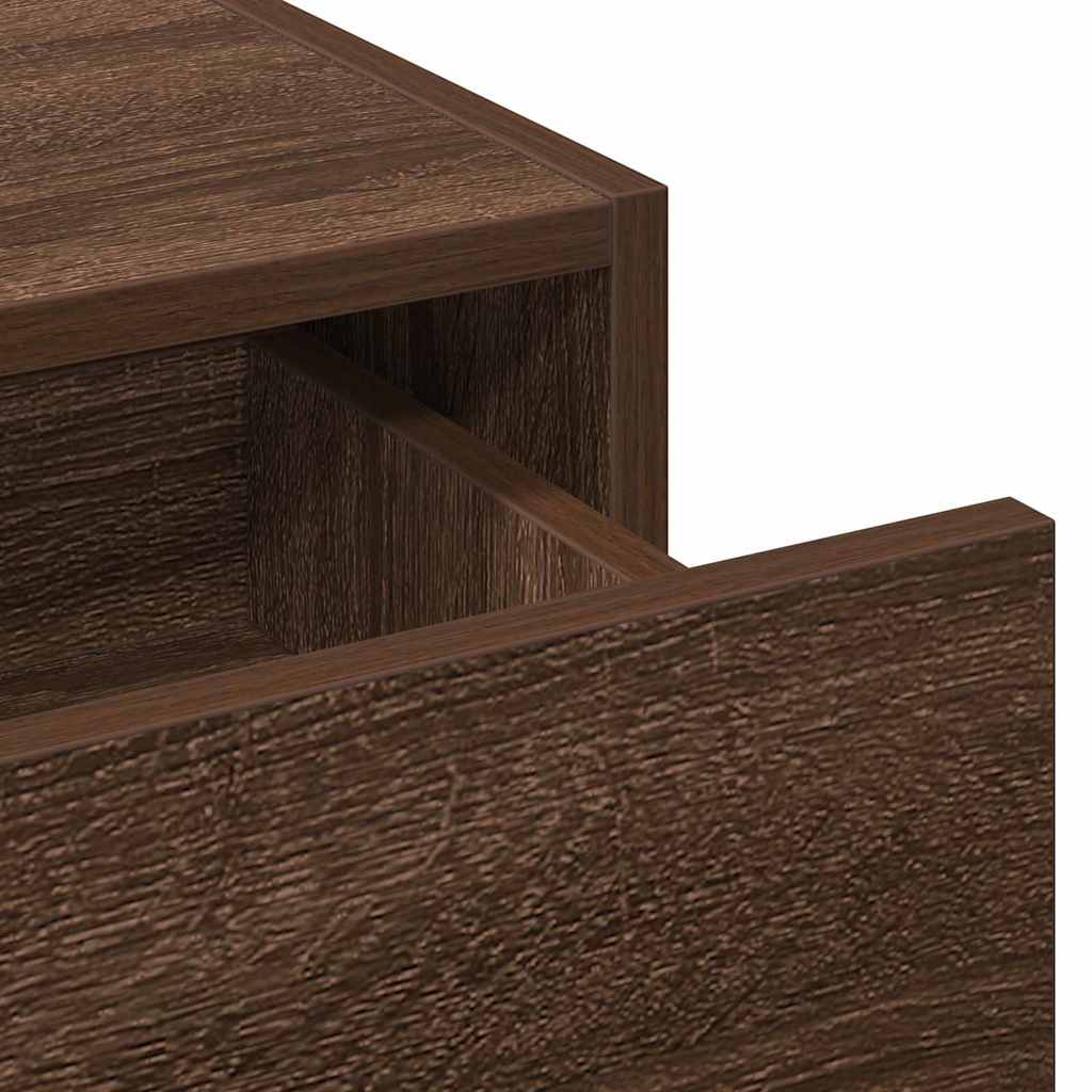 vidaXL Toaletka Brązowy 83 x 40 x 70 cm Materiał drewnopochodny