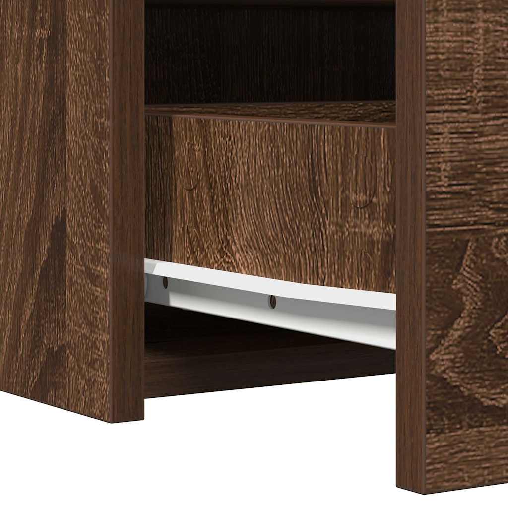 vidaXL Toaletka Brązowy 83 x 40 x 70 cm Materiał drewnopochodny
