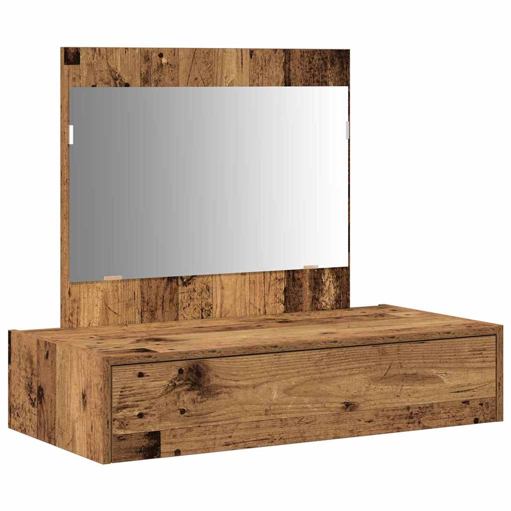 vidaXL Toaletka Brązowy 83 x 40 x 70 cm Materiał drewnopochodny