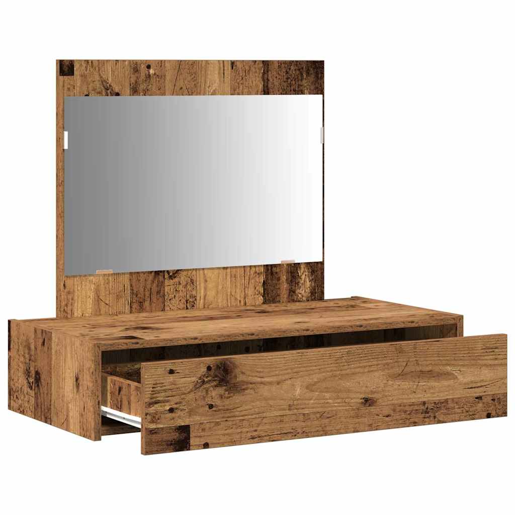 vidaXL Toaletka Brązowy 83 x 40 x 70 cm Materiał drewnopochodny
