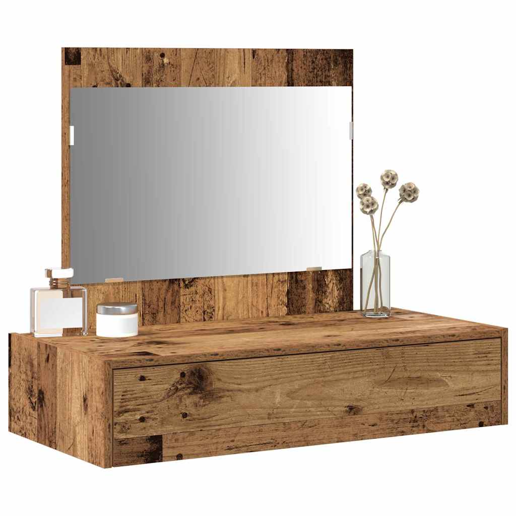 vidaXL Toaletka Brązowy 83 x 40 x 70 cm Materiał drewnopochodny