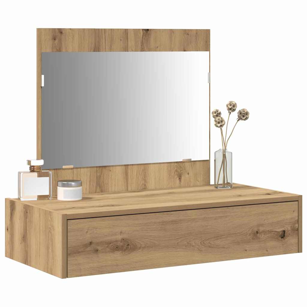 vidaXL Toaletka Brązowy 83 x 40 x 70 cm Materiał drewnopochodny