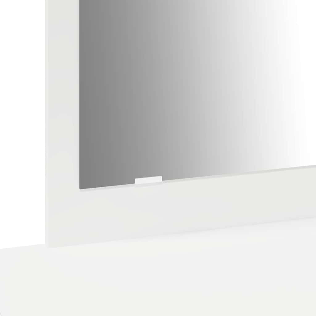 vidaXL Toaletka Biały 100 x 40 x 70 cm Materiał drewnopochodny