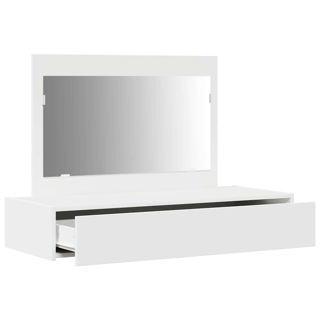 vidaXL Toaletka Biały 100 x 40 x 70 cm Materiał drewnopochodny