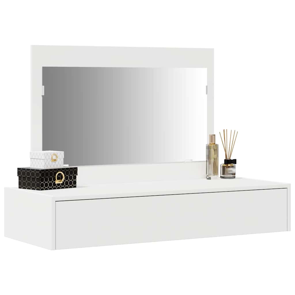 vidaXL Toaletka Biały 100 x 40 x 70 cm Materiał drewnopochodny