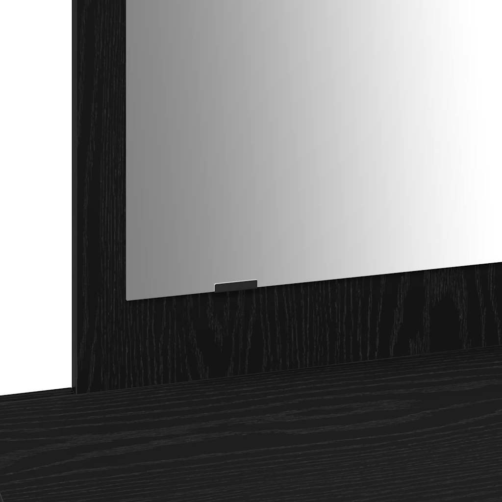 vidaXL Toaletka Czarny 100 x 40 x 70 cm Materiał drewnopochodny