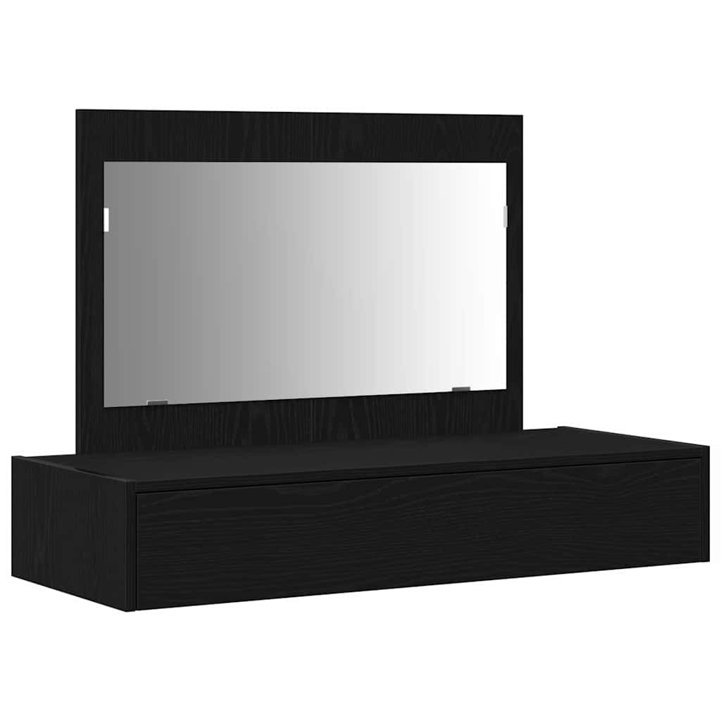 vidaXL Toaletka Czarny 100 x 40 x 70 cm Materiał drewnopochodny