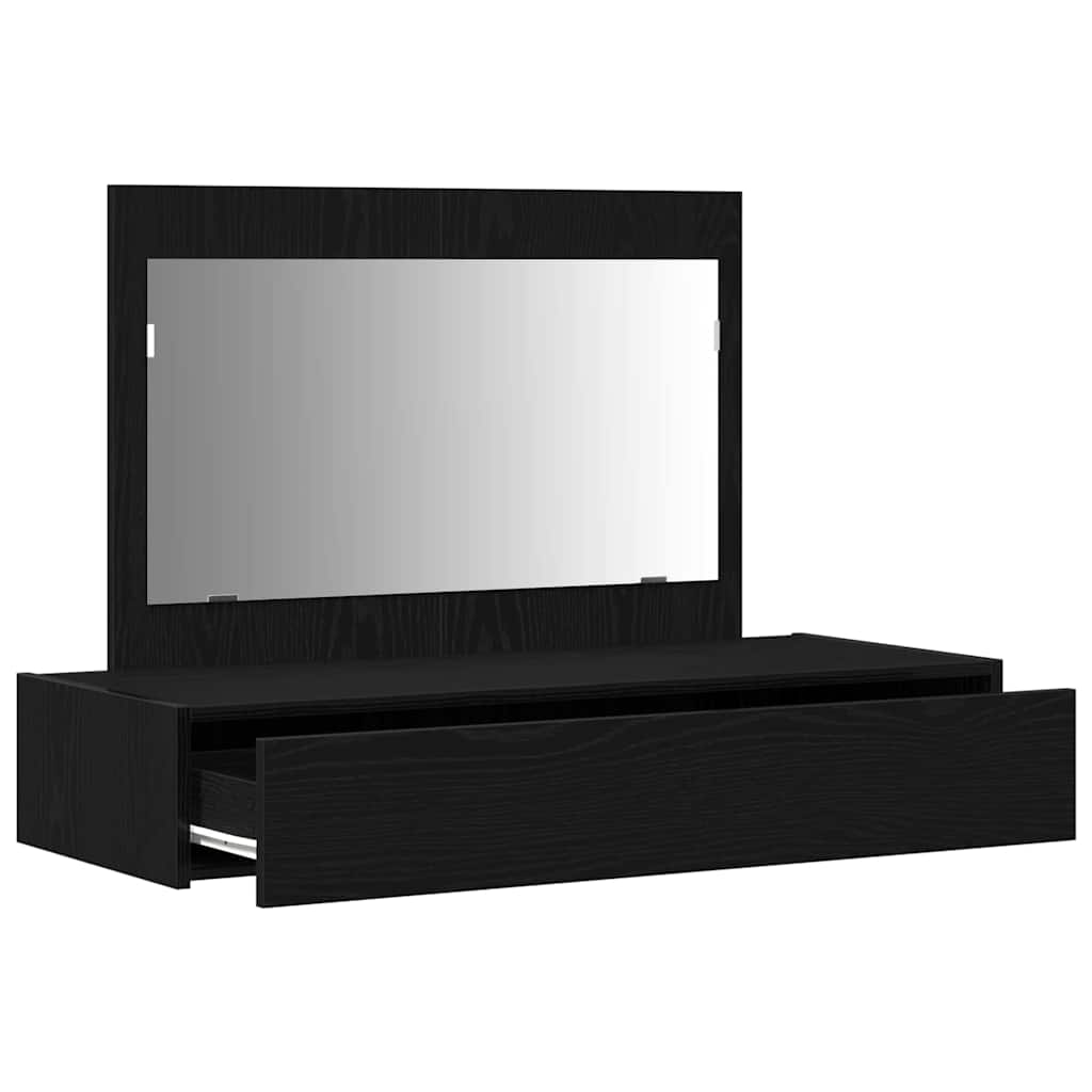 vidaXL Toaletka Czarny 100 x 40 x 70 cm Materiał drewnopochodny