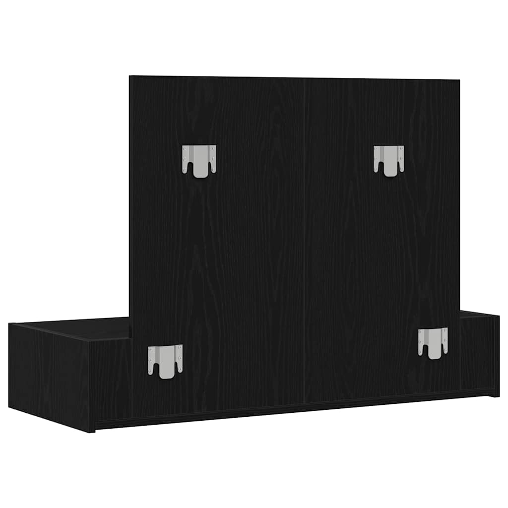 vidaXL Toaletka Czarny 100 x 40 x 70 cm Materiał drewnopochodny