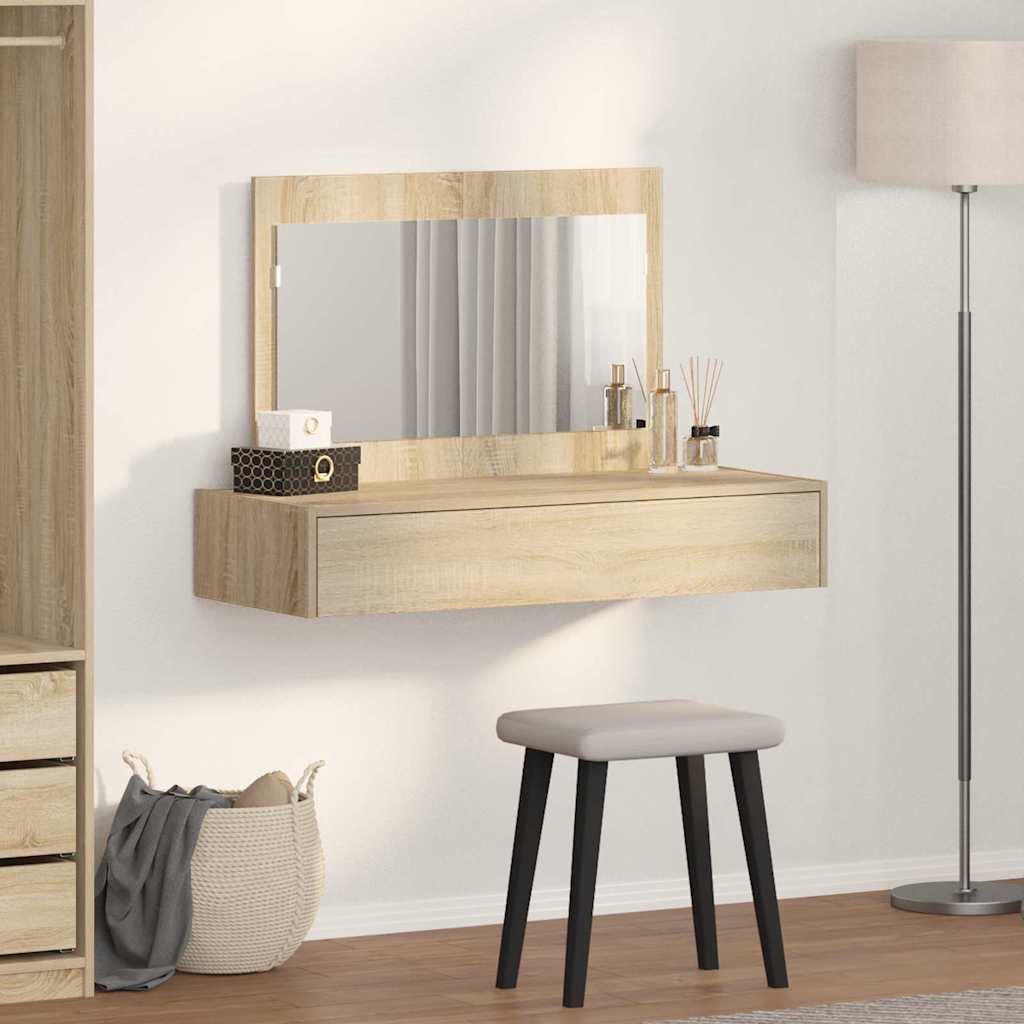 vidaXL Toaletka Brązowy 100 x 40 x 70 cm Materiał drewnopochodny