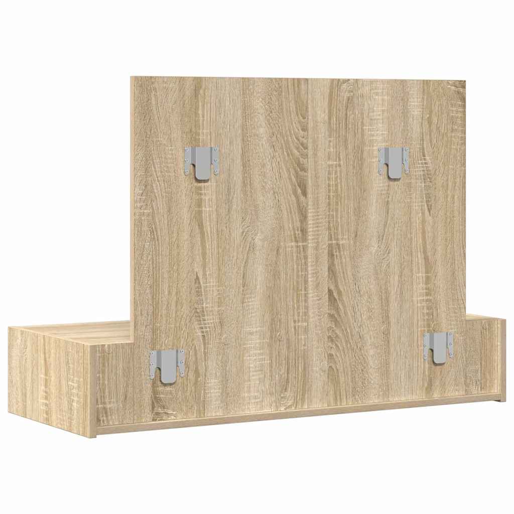 vidaXL Toaletka Brązowy 100 x 40 x 70 cm Materiał drewnopochodny