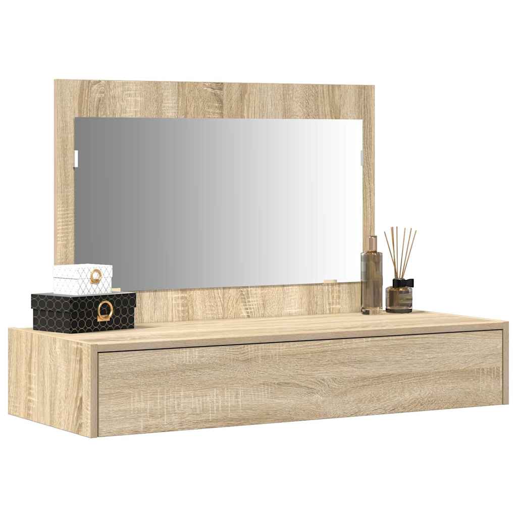 vidaXL Toaletka Brązowy 100 x 40 x 70 cm Materiał drewnopochodny