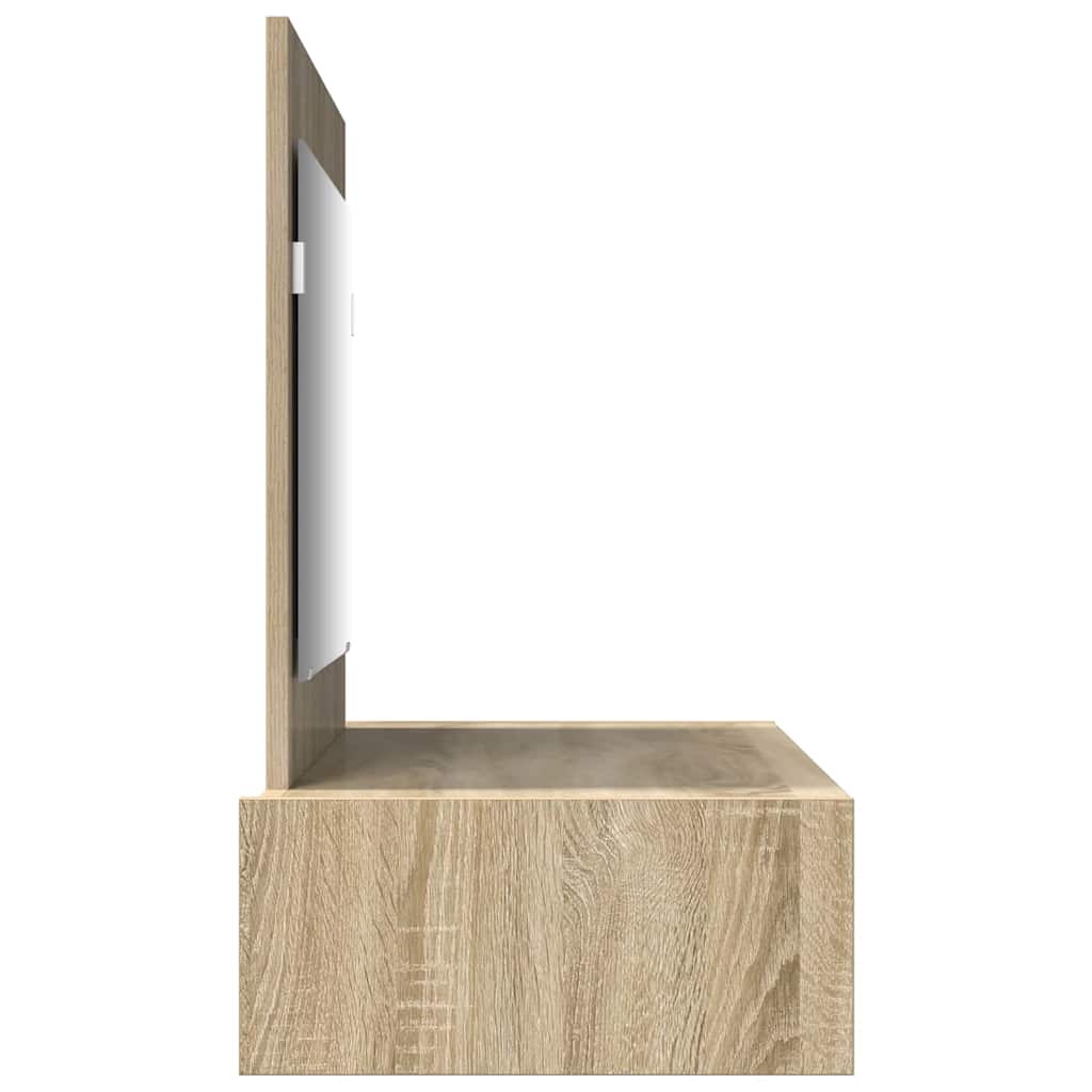 vidaXL Toaletka Brązowy 100 x 40 x 70 cm Materiał drewnopochodny