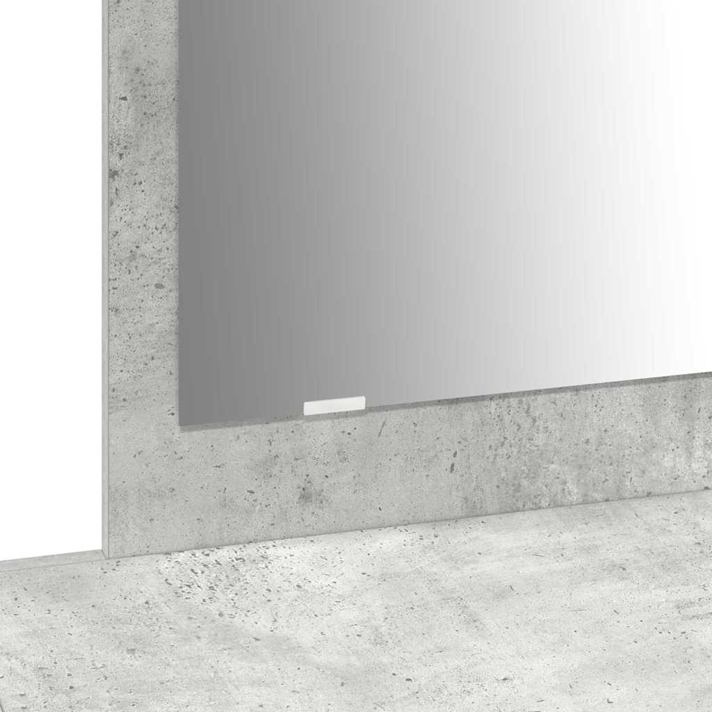 vidaXL Toaletka Szary 100 x 40 x 70 cm Materiał drewnopochodny