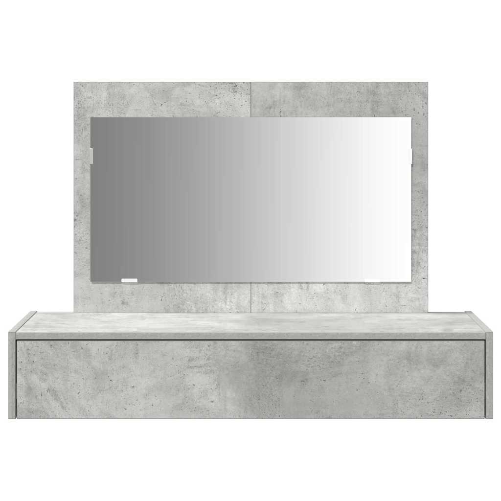 vidaXL Toaletka Szary 100 x 40 x 70 cm Materiał drewnopochodny