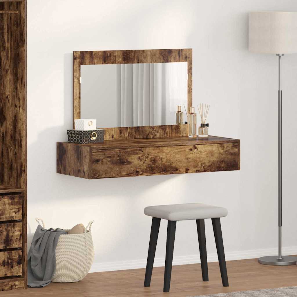 vidaXL Toaletka Brązowy 100 x 40 x 70 cm Materiał drewnopochodny