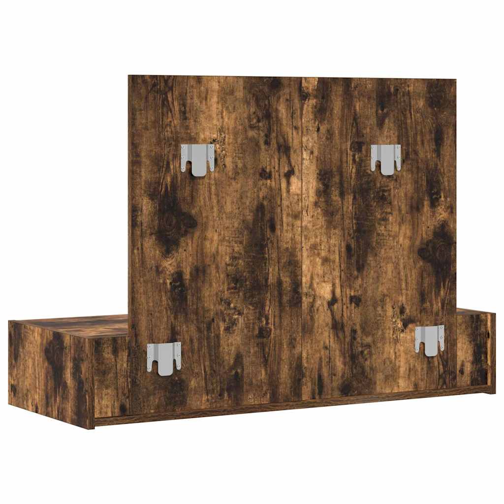 vidaXL Toaletka Brązowy 100 x 40 x 70 cm Materiał drewnopochodny