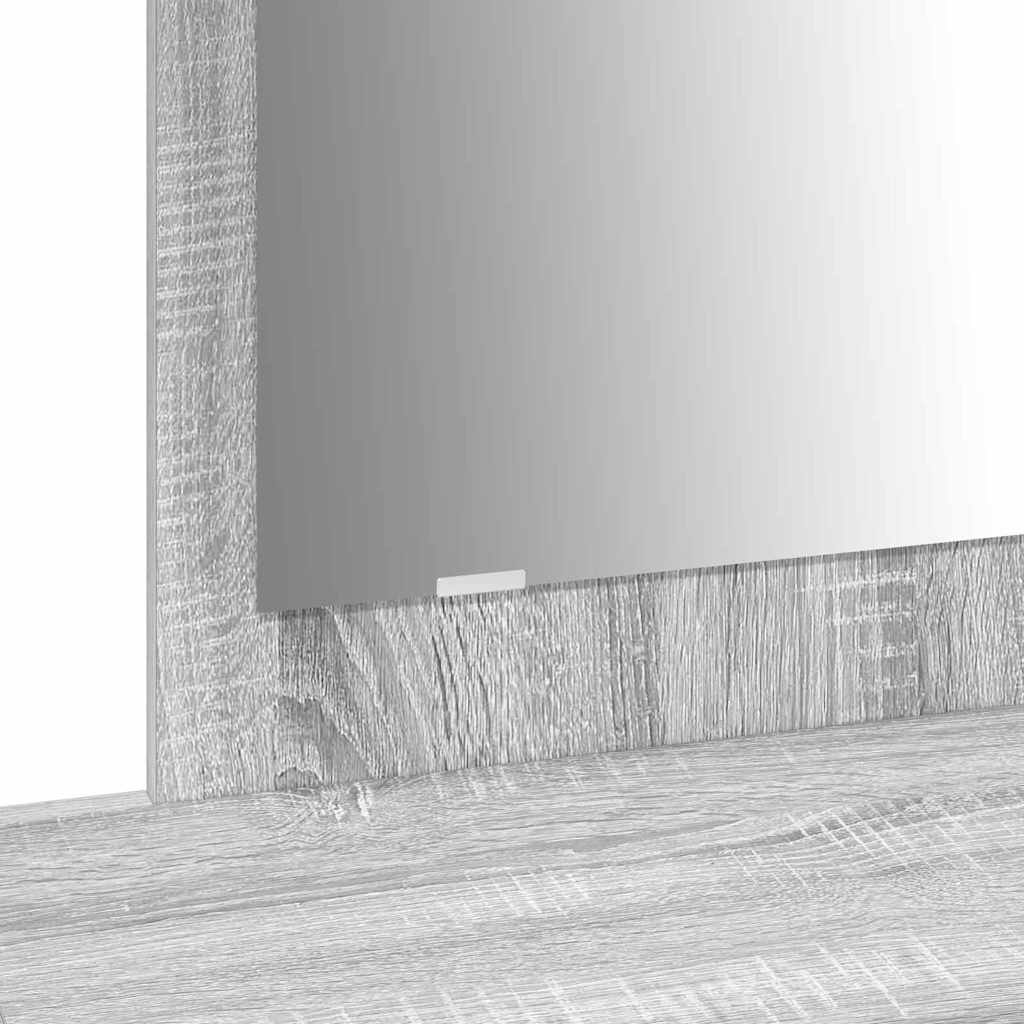 vidaXL Toaletka Szary 100 x 40 x 70 cm Materiał drewnopochodny
