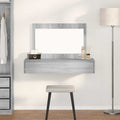 vidaXL Toaletka Szary 100 x 40 x 70 cm Materiał drewnopochodny
