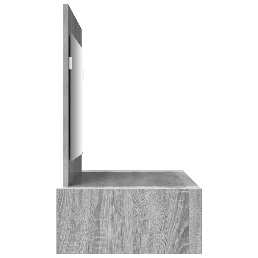 vidaXL Toaletka Szary 100 x 40 x 70 cm Materiał drewnopochodny
