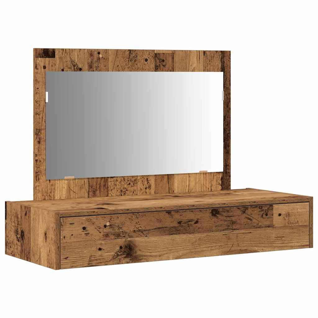 vidaXL Toaletka Brązowy 100 x 40 x 70 cm Materiał drewnopochodny