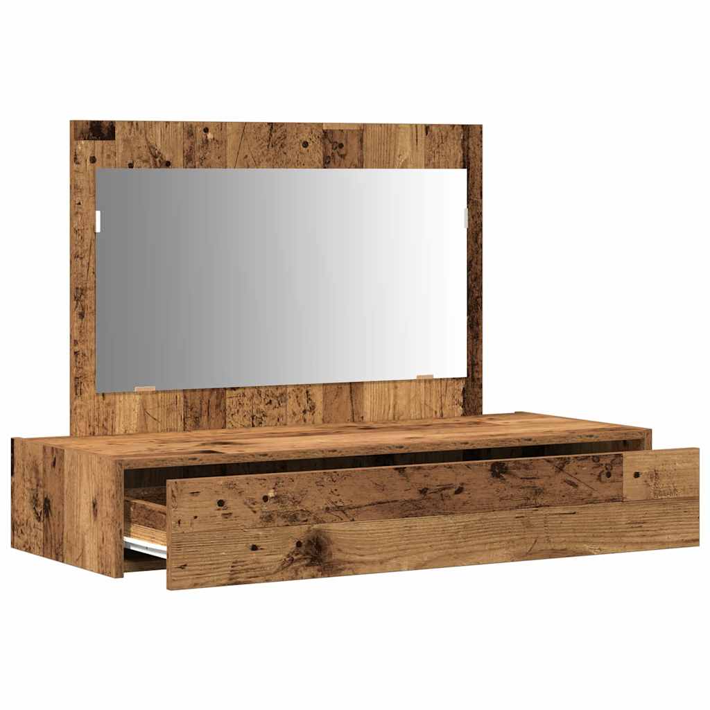vidaXL Toaletka Brązowy 100 x 40 x 70 cm Materiał drewnopochodny